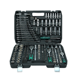 142 + 2Pcs ổ cắm 72 răng Ratchet cờ lê tuốc nơ ví<span class=keywords><strong>t</strong></span> bit <span class=keywords><strong>t</strong></span>ự động sửa chữa tay công cụ <span class=keywords><strong>Kit</strong></span> với trường hợp khó khăn OEM <span class=keywords><strong>t</strong></span>ùy chỉnh - Product Image 1