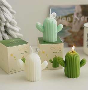 Candela nordica minimalista <span class=keywords><strong>Cactus</strong></span> aromatica da conservare <span class=keywords><strong>Mini</strong></span> barattolo e decorazione ornamento da salotto artigianato candela profumata - Product Image 4