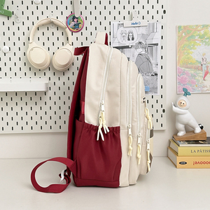 <span class=keywords><strong>Mochila</strong></span> Escolar Ergonómica y Resistente para Niños, con Diseño de Cintas Horizontales Impresas y Multicapa - Product Image 3