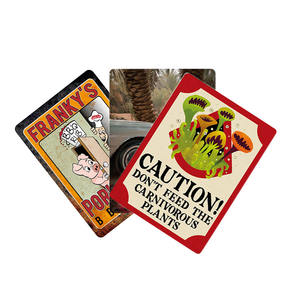 Targa in Metallo <span class=keywords><strong>Vintage</strong></span> Personalizzata con Serigrafia, Decorazione Murale Rettangolare Divertente per Bar e <span class=keywords><strong>Garage</strong></span> - Product Image 1