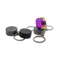 Gunter Vente en gros 30mm Porte-clés Broyeurs à tabac Accessoires pour fumeurs personnalisés Accessoires pour magasins de fumée Porte-clés Broyeurs d'herbes