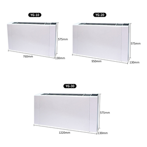 Nouvelle unité de ventilation à eau froide sur pied pour projets CVC dans les hôtels avec système de ventilo-convecteur CE, ventilo-convecteurs à serpentin d'eau - Product Image 3