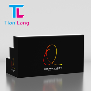 Venta al por mayor de 6 pies de diseño personalizado LED retroiluminado de aluminio SEG Step Table Fashion Trade Fair Display Stand Publicidad Exhibición Contadores - Product Image 5