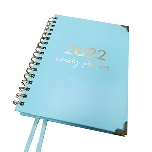 Trung Quốc Nhà cung cấp tùy chỉnh <span class=keywords><strong>A4</strong></span> A5 Nhật Ký bìa cứng Wedding Planner đôi tinh thần xoắn ốc máy tính xách tay với dịch vụ in ấn Quà Tặng - Product Image 1