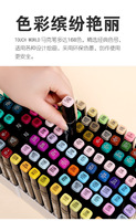 Nouveau et Durable Acrylique Marqueur Stylo Ensemble 120 Couleurs Personnalisées Double Tête Alcool Art Marqueurs Poscar Marqueurs Stylos
