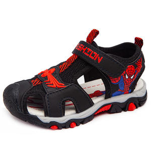 <span class=keywords><strong>Sandales</strong></span> pour enfants 2025 été nouvelles <span class=keywords><strong>sandales</strong></span> pour jeunes garçons dessin animé Spider-Man Baotou chaussures de plage crochet et boucle - Product Image 6