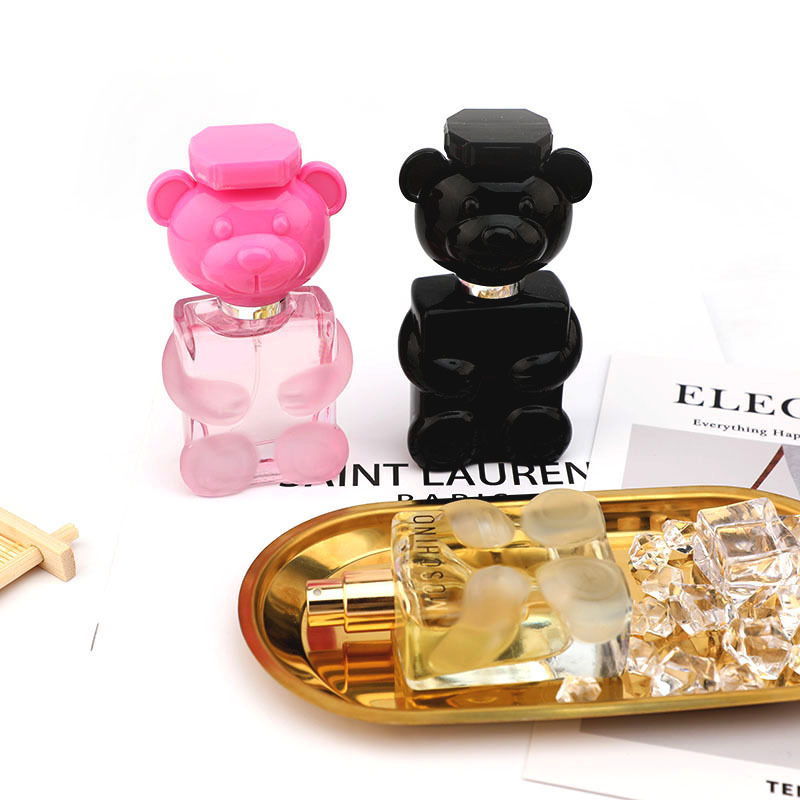Bear Shaped Perfume Bottle 8ml 30ml Glass Refillable