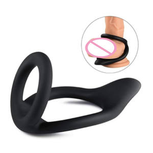 Penjualan terlaris cincin ganda latihan <span class=keywords><strong>Erect</strong></span> <span class=keywords><strong>Penis</strong></span> lembut cincin <span class=keywords><strong>Penis</strong></span> penundaan ejakulasi bisa digunakan kembali tandu mainan seks dewasa untuk pria - Product Image 6