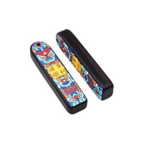 Colgante de madera con diseño de danza del león pintado, llavero, collar, amuleto para bolso, regalo temático unisex 20250605 - Product Image 5