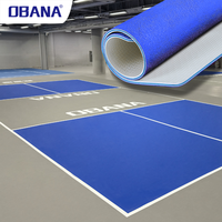 Tapis de sol pour pickleball OBANA en plastique haute résistance, certifié USAPA, acrylique ignifuge, imperméable, écologique, pour sports intérieurs/extérieurs