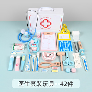 Buena calidad, simulación de educación temprana para niños Ouyi, juguetes médicos y dentales familiares, juego de rol de médico de inyección - Product Image 6