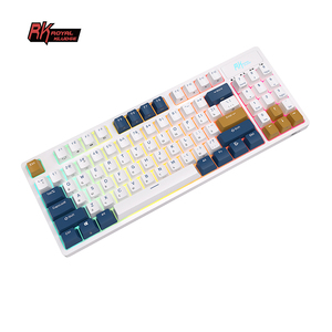 Royal Kludge – clavier mécanique rétro-éclairé rvb, 89 touches, blocs de couleurs, capuchons de touches, clavier de jeu russe sans fil personnalisé - Product Image 5