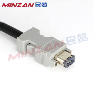 MiNZAN 3M 5M 10m高低功耗JZSP-CVP01/02/06/07/11/12/26/27-E增量Ser/vo电机编码器电缆线束1KW 750W 850W - Product Image 3