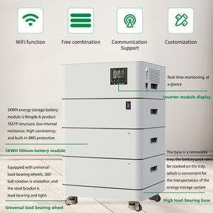 모든 IN <span class=keywords><strong>1</strong></span> 15Kwh 태양열 인버터 스택 리튬 배터리 가정 에너지 저장 6000 사이클 랙 <span class=keywords><strong>LiFePO4</strong></span> AKKU 48V 300Ah <span class=keywords><strong>LiFePO4</strong></span> 배터리 - Product Image 6