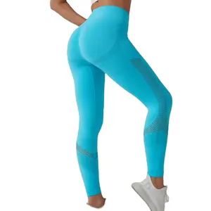 Schlussverkauf individuelle Damen-Yoga-Leggings enge krausige Push-Up-Sportbekleidung Fitness-Übung-Leggings