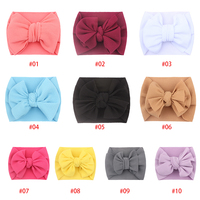 Nœud Souple Créatif de 19,5 cm pour Enfants d'Europe et d'Amérique, Accessoires Cheveux Bébé Nouveau-né Bandeaux pour Bébés