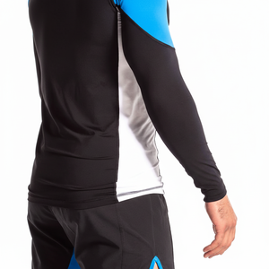 เสื้อกันผดผื่นสำหรับผู้ชายแขนยาวน้ำหนักเบาสำหรับการผจญภัยกลางแจ้งเสื้อแร็ชการ์ดพร้อมผ้าซับเหงื่อสำหรับผู้ชาย - Product Image 1