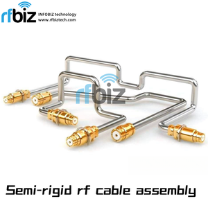 Câble coaxial RF <span class=keywords><strong>semi</strong></span>-rigide RG405 RG402 SR047 SFT-50-1 assemblage de câble DC-40GHz avec connecteur SMP SMA 3.5mm 2.92mm 2.4mm 1.85mm - Product Image 2