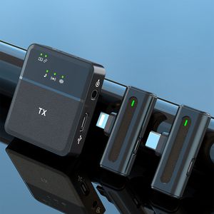 Microphone cravate sans fil professionnel à réduction de bruit SX8, autonomie de 8 à 12 heures, transmission de 15 m pour le vlogging - Product Image 6