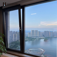 Ventanas Abatibles con Apertura Interior de Alta Eficiencia Energética con Mosquiteras, Diseño de Triple Panel Insonorizado