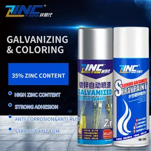 Zinc-It-Done 35% Galvanizing Spray Paint Aqueous Paint Metallic Paint For Metal