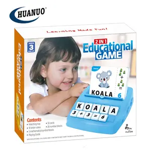 Matching Letters and Arithmetic Reading&Spelling Word&Objects&Color Number&Arithmetical Operation toys educational kids learning
