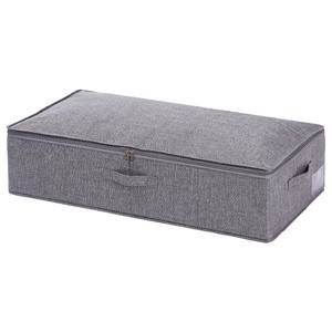 Conteneur de rangement pour couette pliable et peu encombrant de 60 L, en tissu Oxford anti-poussière, avec fermeture éclair pour vêtements - Product Image 1