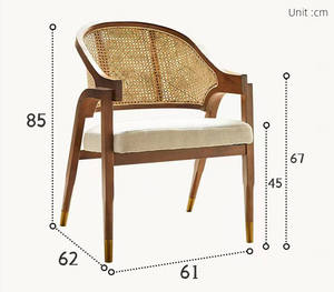 Nội thất nhà hàng thiết kế hiện đại cho ghế gia đình, khách sạn, nhà hàng, quán cà phê, ghế ăn mây chất lượng cao - Product Image 2