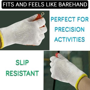 Breathable Digging Planting Yard Work Fishing Home Improvement Gardening <strong>Latex</strong> Textured Coated Working <strong>Gloves</strong> - Product Image 3