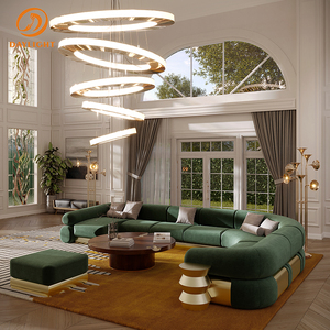 Canapé de salon de luxe sur mesure, vente chaude du fabricant, nouveau design italien, canapé modulaire, meubles de salon de luxe - Product Image 1
