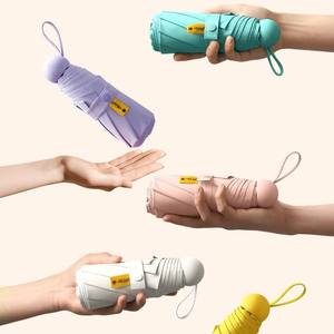 Tốt nhất năm lần nhỏ túi nhỏ gọn ô 12 màu sắc Hướng dẫn sử dụng gấp ô với tùy chọn biểu tượng tùy chỉnh - Product Image 2