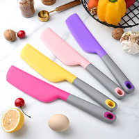 Spatule en Silicone résistant aux hautes températures ménage cuisine crème mélange beurre grattoir pour cuisson pâtisserie outil