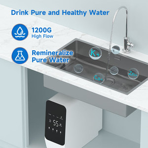 5 giai đoạn thẩm thấu ngược Hệ thống lọc nước 1200 GPD dưới bồn rửa nước lọc RO hệ thống nhà tankless thẩm thấu ngược - Product Image 3