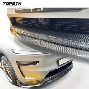 Kit Carrosserie Topsth 2025+ pour <span class=keywords><strong>Tesla</strong></span> Model Y Juniper : Lame Avant, Jupes Latérales, Diffuseur Arrière, Pare-chocs en Fibre de Carbone Sec – Amélioration des Finitions Extérieures - Product Image 3