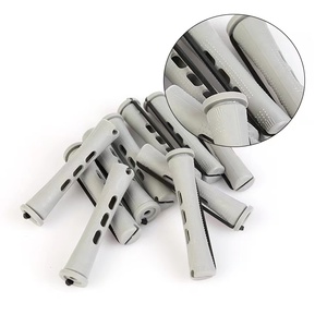12 pièces tiges de permanente pour <span class=keywords><strong>cheveux</strong></span>, courtes tiges de vague froide tiges de permanente en plastique rouleaux de bouclage pour <span class=keywords><strong>cheveux</strong></span> avec peigne à queue en acier 12 pièces - Product Image 3