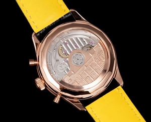 Boîtier en acier inoxydable, cadran en verre saphir, mouvement mécanique, résistant à l'eau, montre chronographe automatique luxueuse - Product Image 4