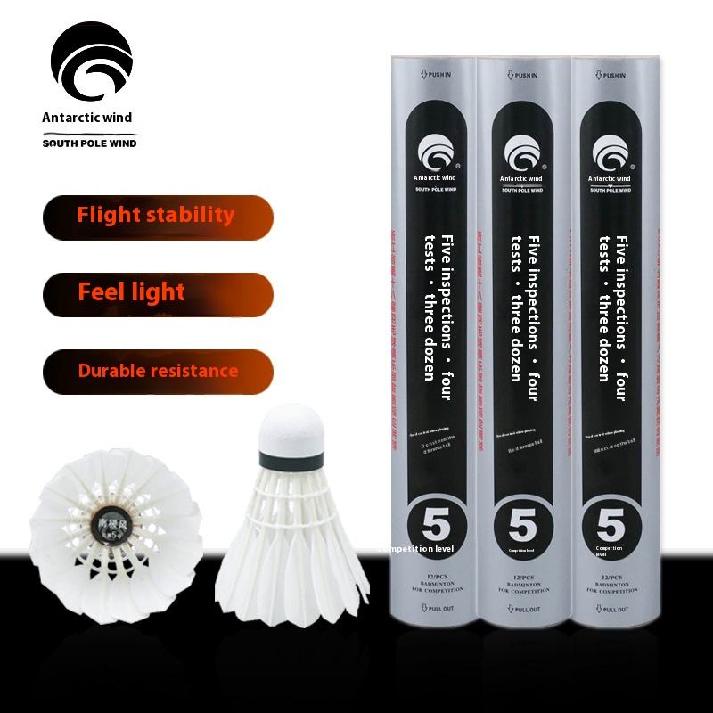 Shuttlecork Durable 5DuckPlume Feather Badminton Shuttlecock with Cork Head for ...