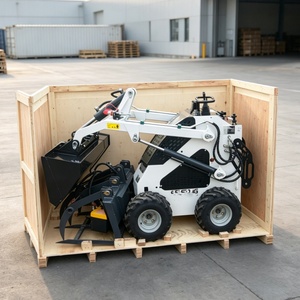 Fast Shipping Mini Skid Steer Crawler Loaders Snow-Cleaning Equipment Hydraulic Diesel Skid Steer Loader With Track - Product Image 2