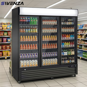 Réfrigérateur commercial Visicooler à trois portes, réfrigérateur vertical pour boissons, réfrigérateur de grande capacité - Product Image 1