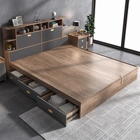 Top Ranking Multifunktion ale Melamin Schlafzimmer möbel Set Holz King Queen Size Bett für Hotel Home Apartment
