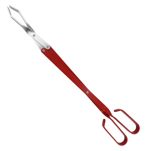 Outdoor Aluminum Charcoal Tongs 42cm Extended Anti Scalding <b>BBQ</b> <b>Tool</b> For Flipping Coal And Fire Handling - Product Image 5