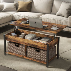 Juego de <span class=keywords><strong>mesa</strong></span> de Bar de café elevador minimalista moderno <span class=keywords><strong>Mesa</strong></span> de centro de madera <span class=keywords><strong>Mesa</strong></span> de salón Basse para sala de estar muebles para el hogar - Product Image 5