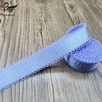 Bande élastique personnalisée en gros avec bordure picot pour soutien-gorge, bretelles douces pour sous-vêtements, garniture élastique en dentelle pour lingerie