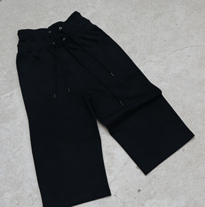 Custom Summer Vintage Double Waist Jogger Sweat Shorts 100% Cotton Anti-Wrinkle <b>Elastic</b> Waist Mid Knitted Solid Board Shorts - Product Image 1