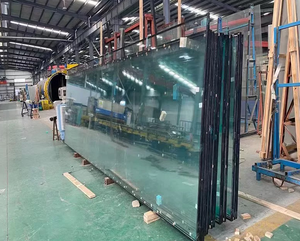 Glass Factory for Curtain Wall,Building,Staircase,Partition Wall,Garage Door Panels Tempered Architectural Glass - Product Image 2