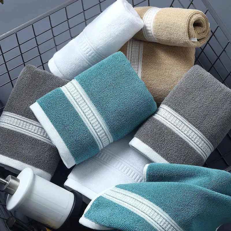 100% cotton high strength absorbent soft hand towel baby towel