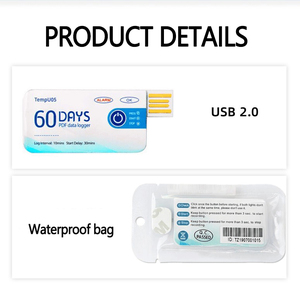 식품 육류 물류 온도 기록용 일회용 USB 콜드 체인 데이터 로거 PC 연결 - Product Image 5