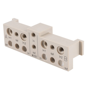 Cuerpo de Válvula Peek 1216 de Tres Vías, Resistente al Desgaste, Componente de Control de Fluidos Multimedios - Product Image 1