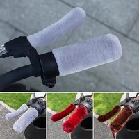 4 pièces universel résistant au froid chaud rembourré couverture de guidon pour accessoire de véhicule électrique de moto d'hiver