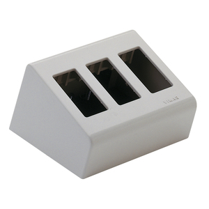Solution de gestion des câbles 3M P50mm Ivory Tilted Table Box pour l'organisation du bureau - Product Image 1